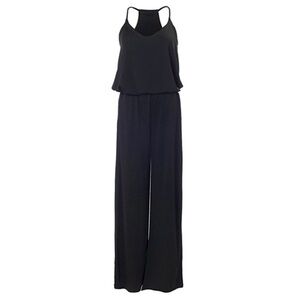Racerback Black Jumpsuit